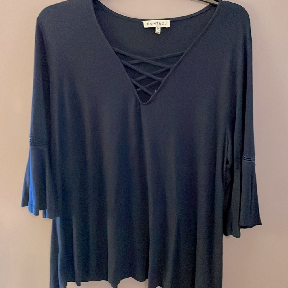 Kontril Blouse blue size 3X